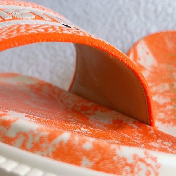 Authentic Christian Dior Dway Slides Sandals Fluo Toile de Jouy Embroidered - Picture 5 of 16